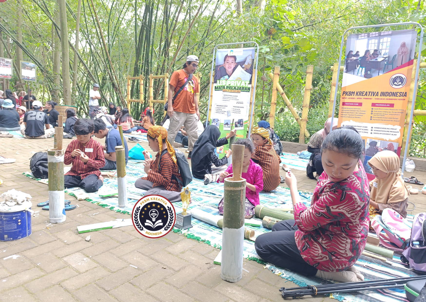 1 Outbond Kentongan Ceria “Belajar Tradisi Lewat Seni & Pasar Tempo Dulu”